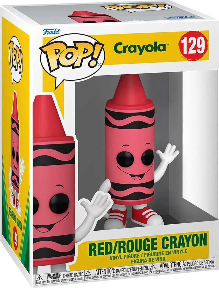 Funko Pop! Crayola Red Crayon 65253 - Multi