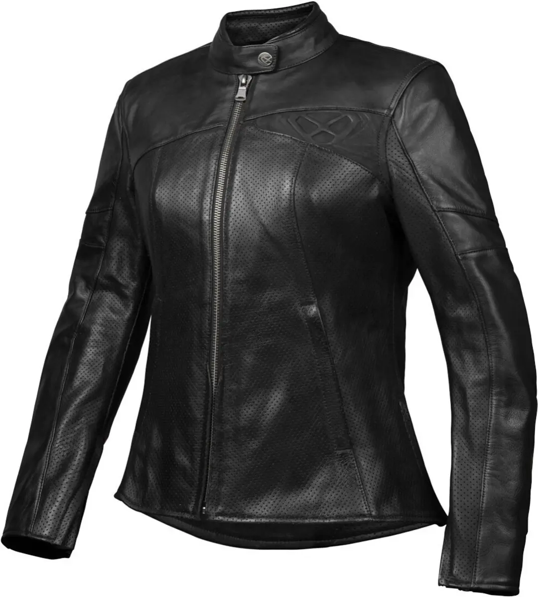 Ixon Cranky Air L Zwart Dames Leren Motorjas