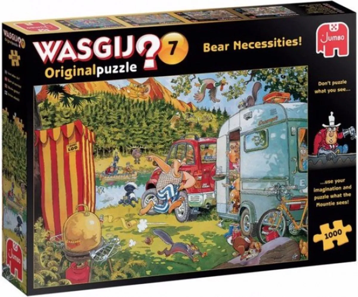 Jumbo Wasgij Original 7 Bear Necessities Legpuzzel 1000 Stuks