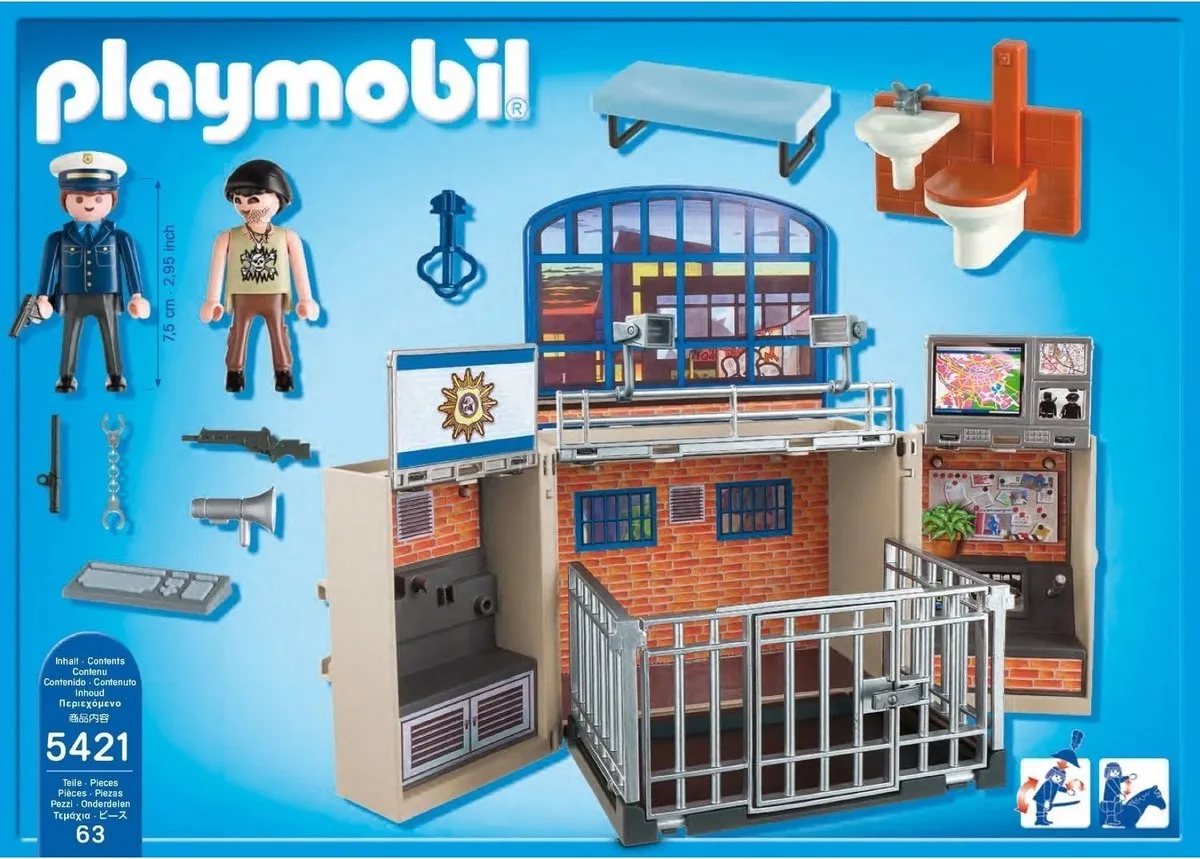 Playmobil Politiestation 5421 - Meerkleurig - afbeelding 6 van 6