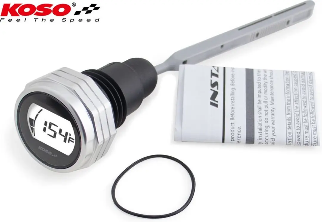 Digitale oliepeilstok zilver Koso Harley Davidson Touring modellen 2007-2016