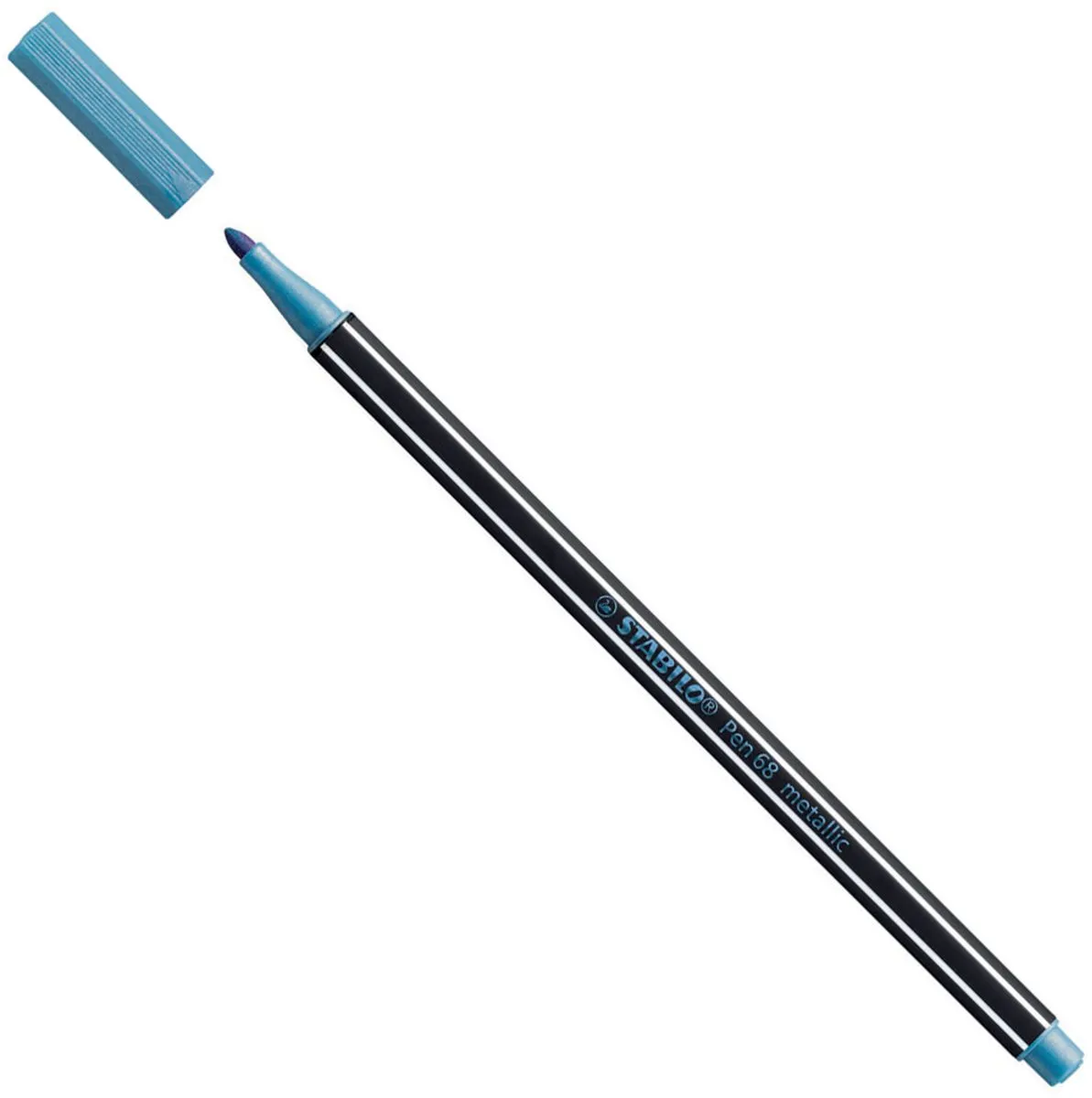 STABILO Pen 68 Metallic Blauw