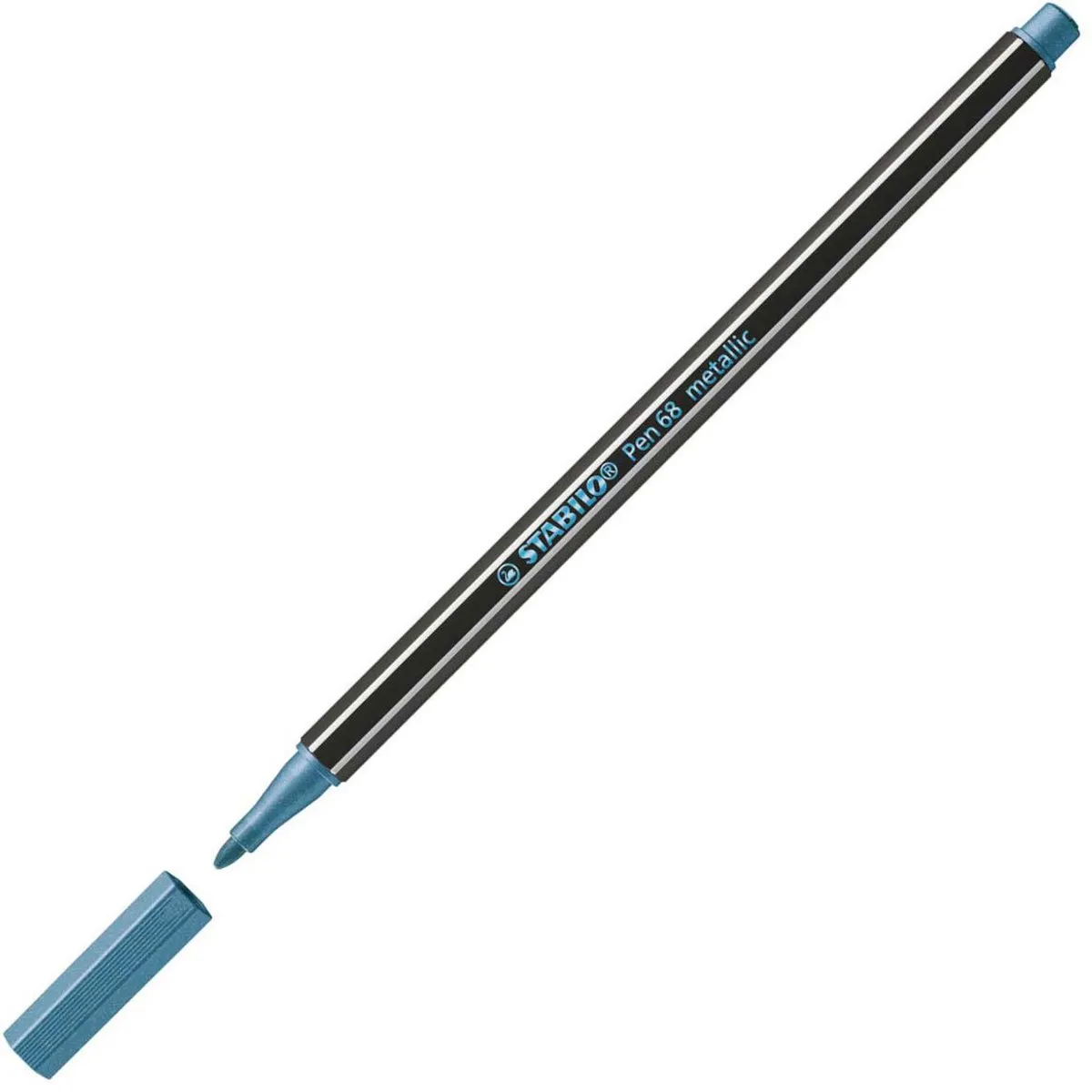 STABILO Pen 68 Metallic Blauw