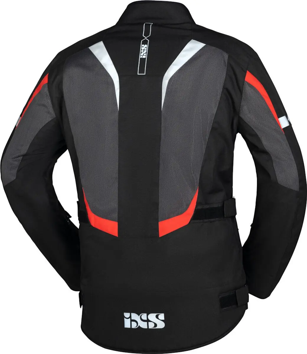iXS Gerona-Air 1.0 Motorjas - Zwart/Grijs/Rood - 4XL - afbeelding 2 van 4