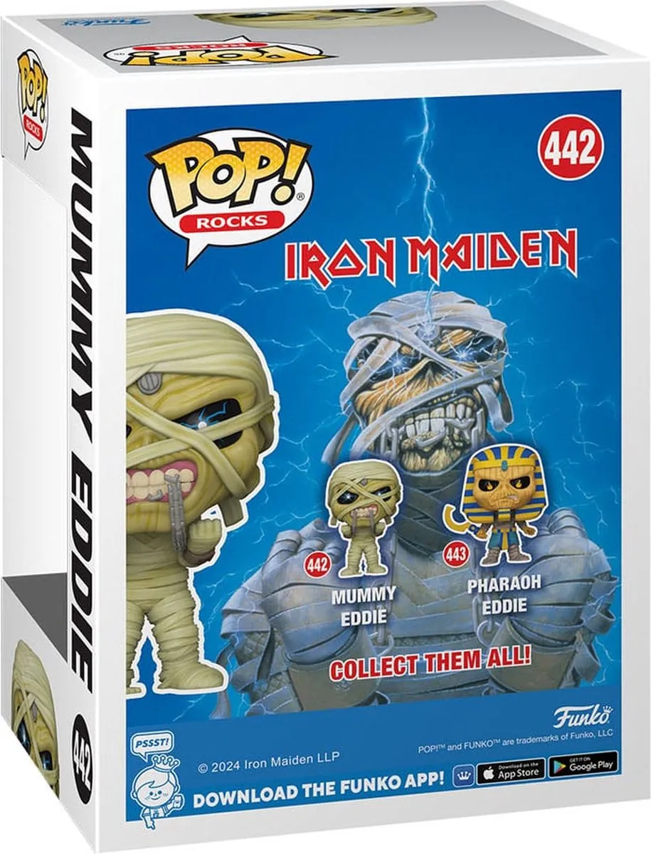 Funko POP! Iron Maiden Eddie Mummy - Multicolor - afbeelding 2 van 6