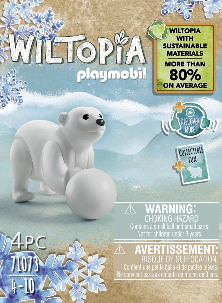 Playmobil Wiltopia Baby IJsbeer 71073 - Multicolor