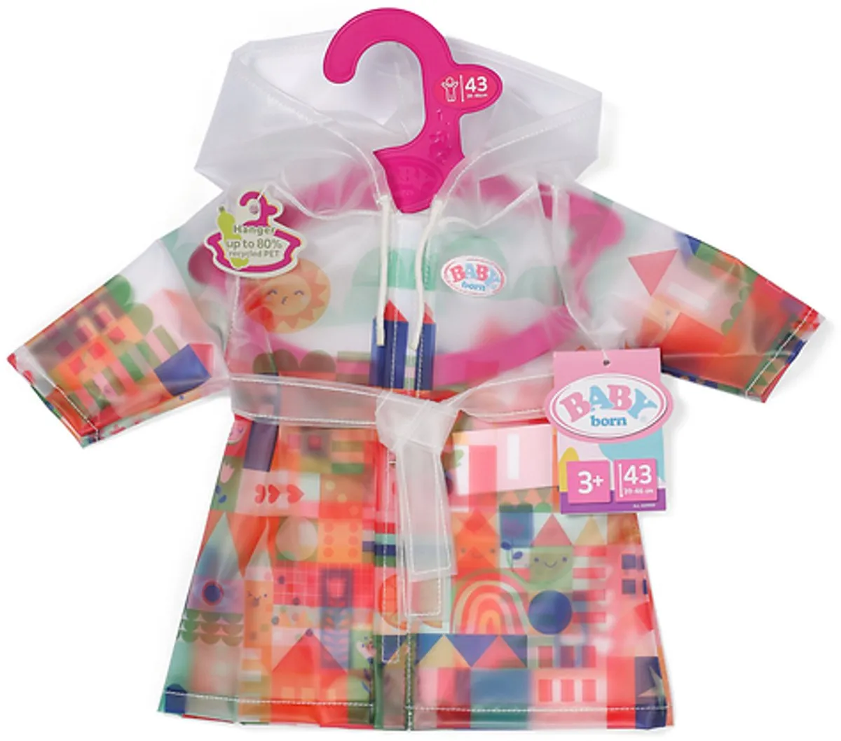 Baby Born Regenjas 43cm - Multicolor