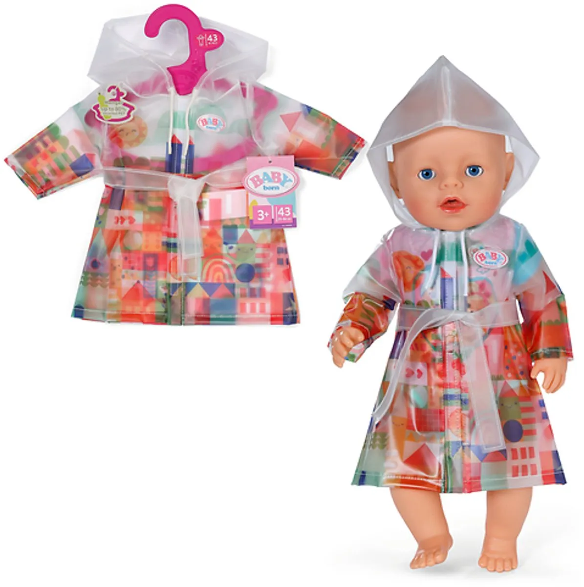Baby Born Regenjas 43cm - Multicolor