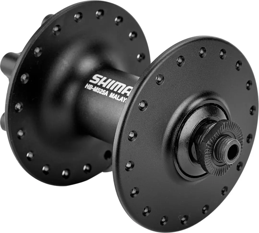 Shimano FH-M525 Voornaaf 36 Gaats - Zwart - afbeelding 3 van 6