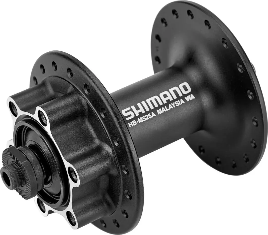 Shimano FH-M525 Voornaaf 36 Gaats - Zwart - afbeelding 6 van 6