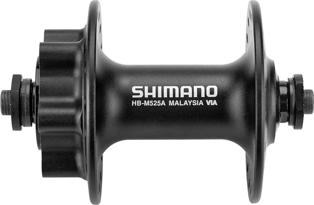 Shimano FH-M525 Voornaaf 36 Gaats - Zwart - afbeelding 5 van 6