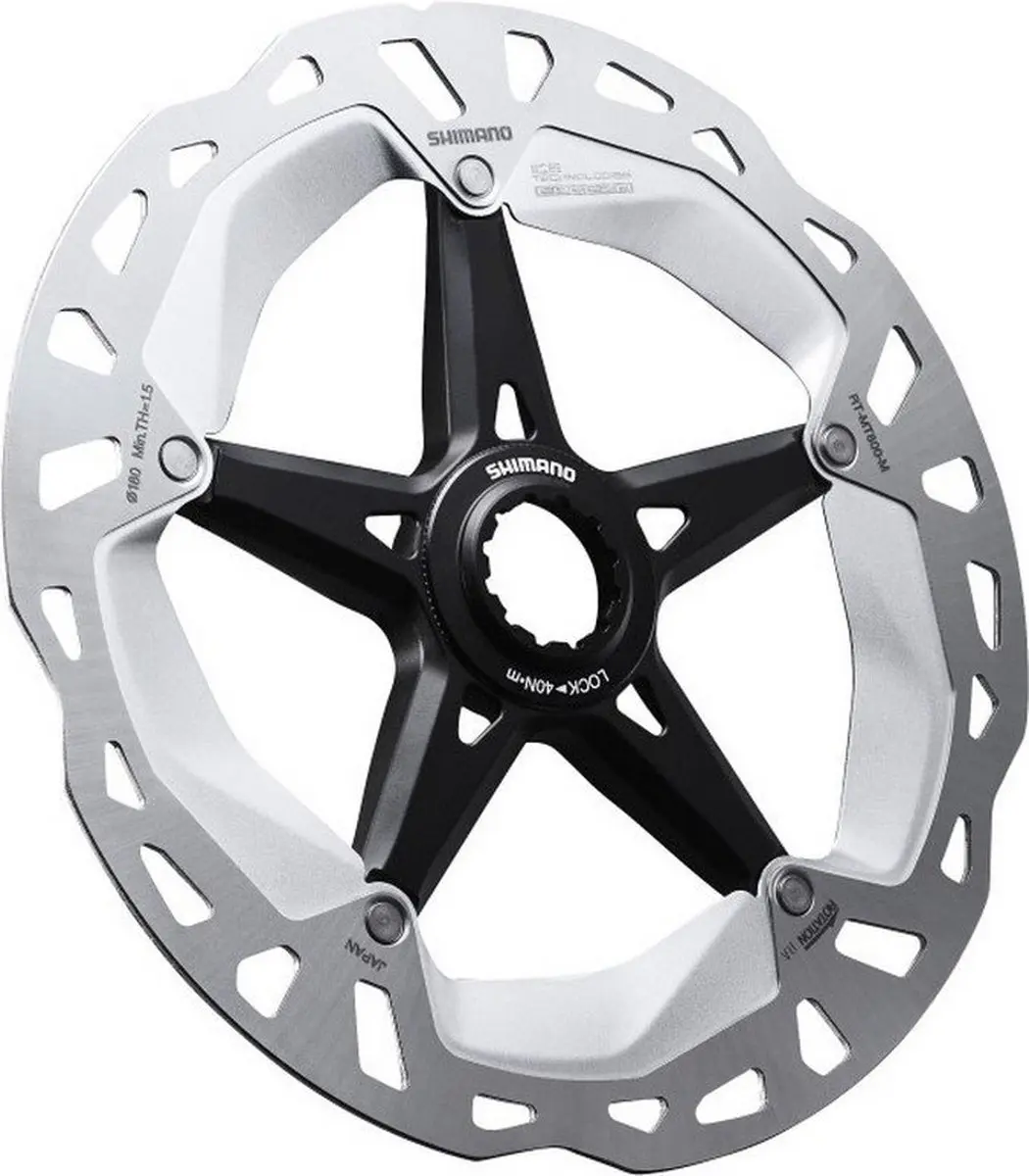 Shimano RT-MT800 Remschijf 140mm - Center-Lock - Zilver - afbeelding 2 van 6