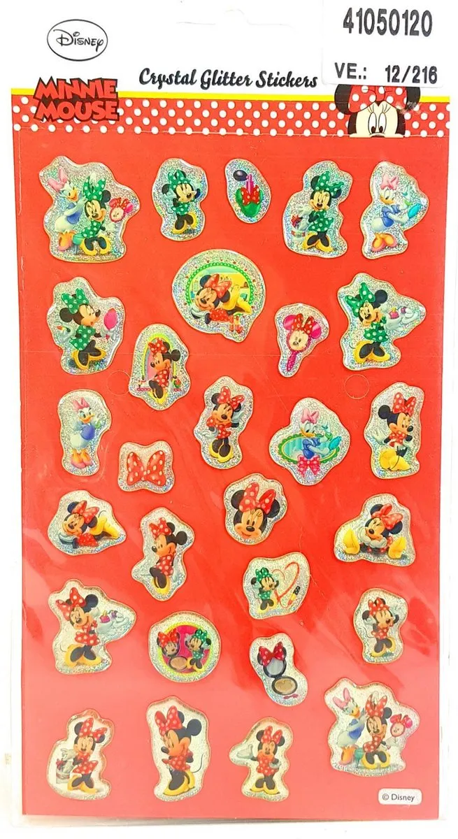 Disney Minnie Mouse Glitterstickers