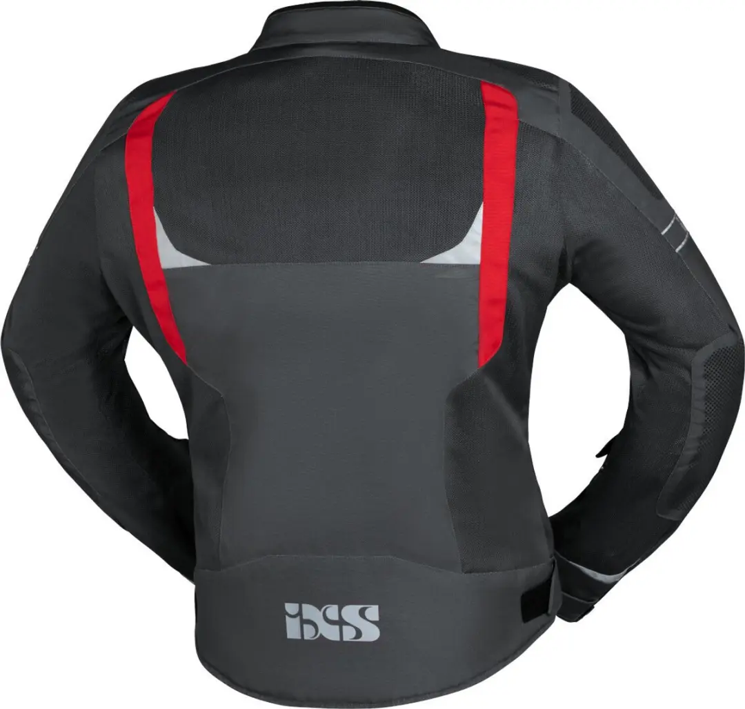 iXS Trigonis-Air Motorjas - Grijs/Rood - 4XL - afbeelding 4 van 6