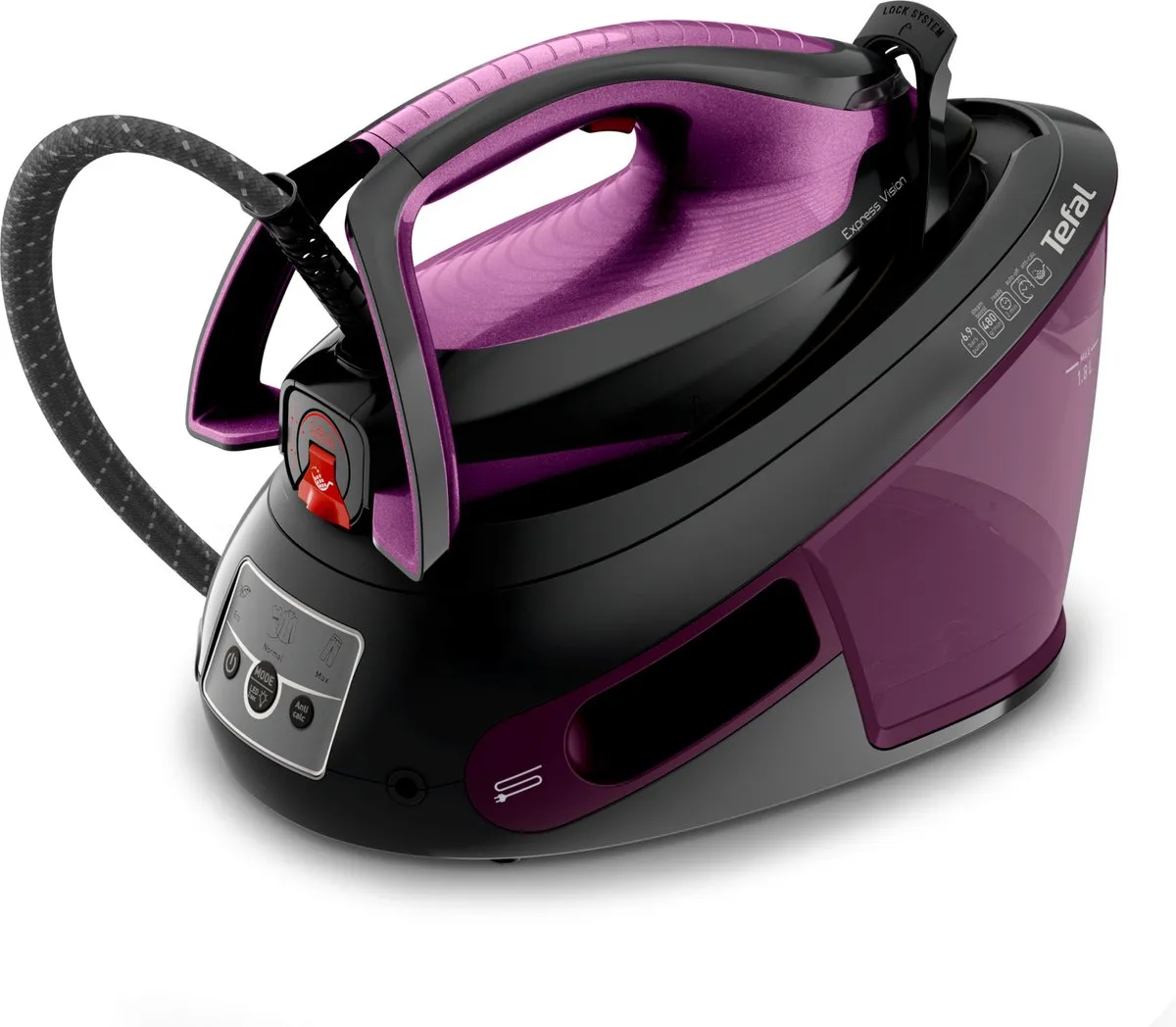 Tefal Express Vision SV8152 Stoomgenerator - 6.9 Bar - 130 g/min - Paars/Zwart