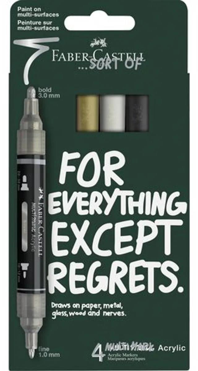 Faber-Castell Multimark 4 Classics Acrylmarkers