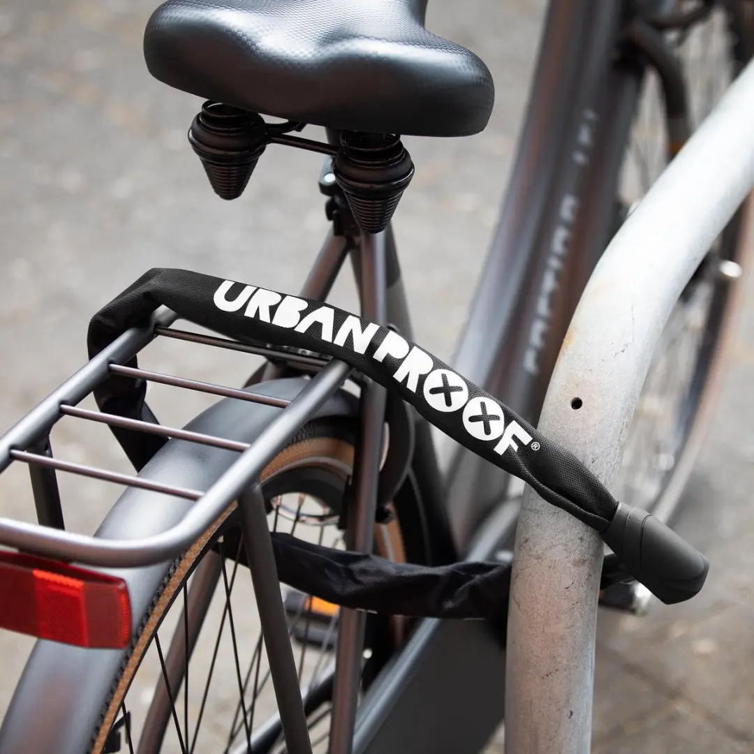URBAN PROOF Kettingslot 8mm x 100cm - Zwart - afbeelding 4 van 6