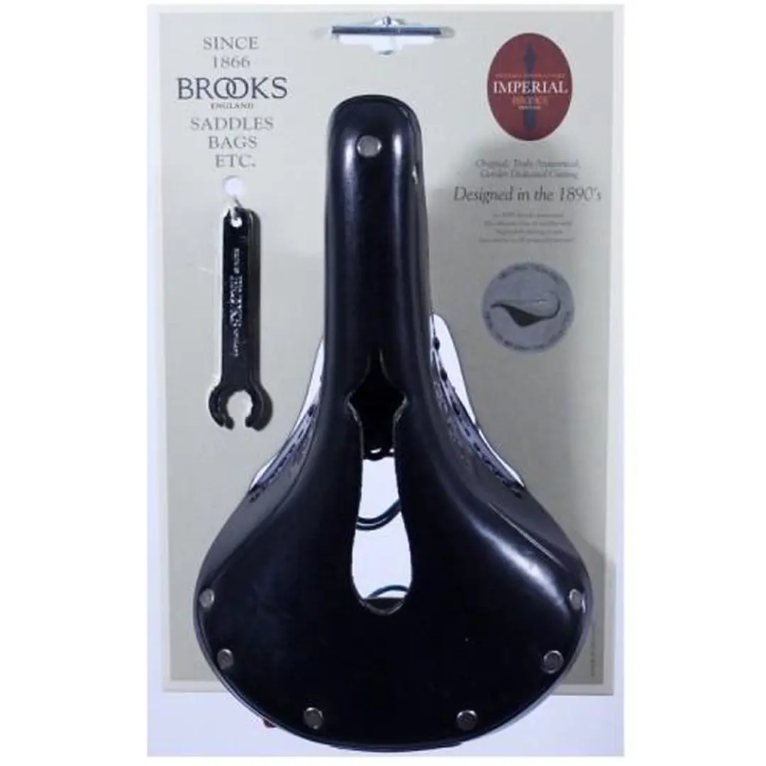 Brooks B17 Imperial Zadel - Heren - Zwart - ZDB211HIZ