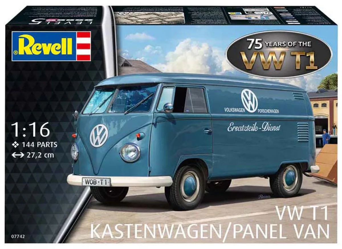 Revell 07742 Volkswagen T1 Bus Modelbouwpakket 1:16 - Multi