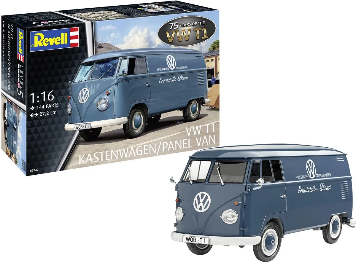 Revell 07742 Volkswagen T1 Bus Modelbouwpakket 1:16 - Multi