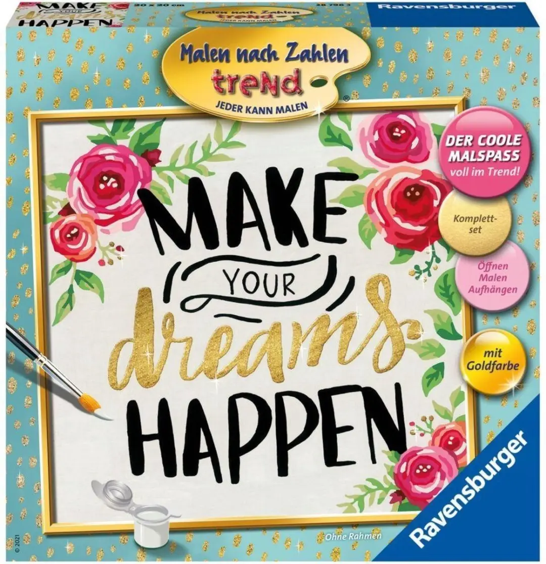 Ravensburger Schilderen op Nummer Make your Dreams Happen