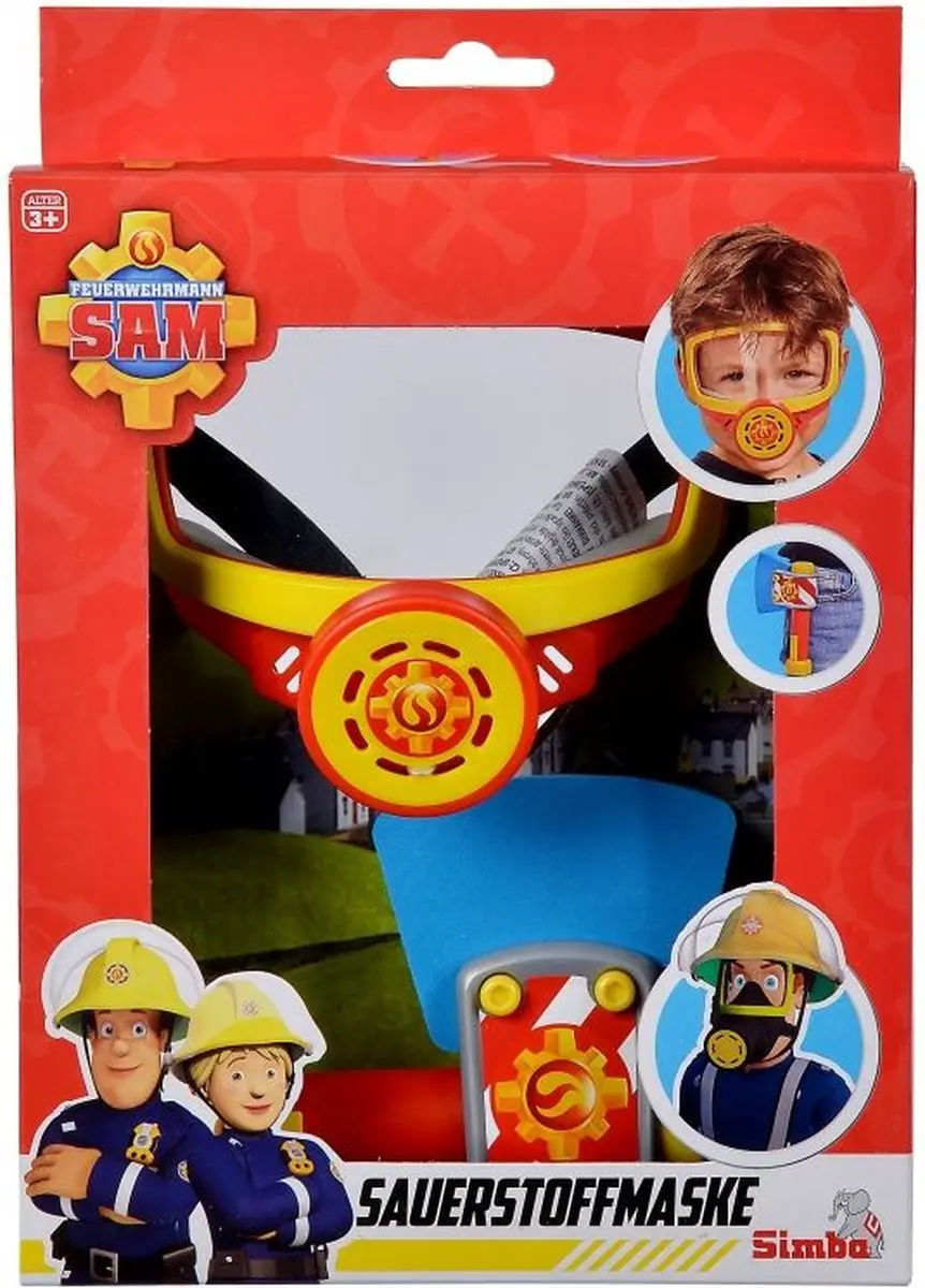 Simba Brandweerman Sam Zuurstofmasker - Meerkleurig