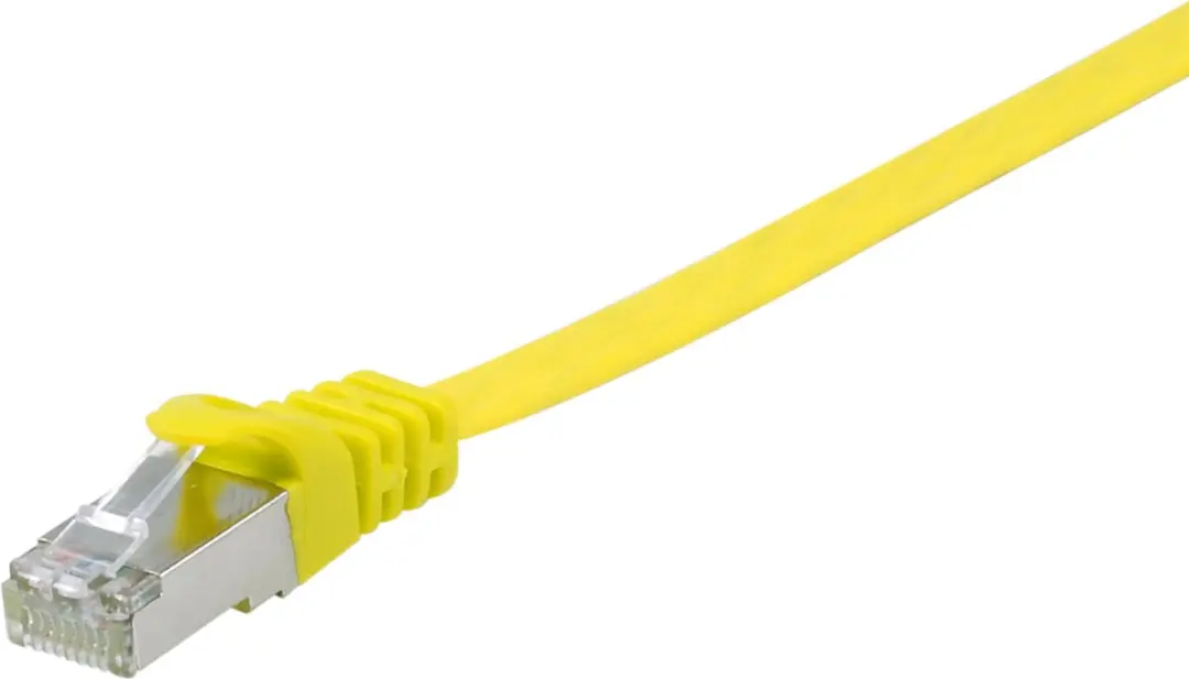 CAT6a U/FTP (STP) kabel 2 meter Geel