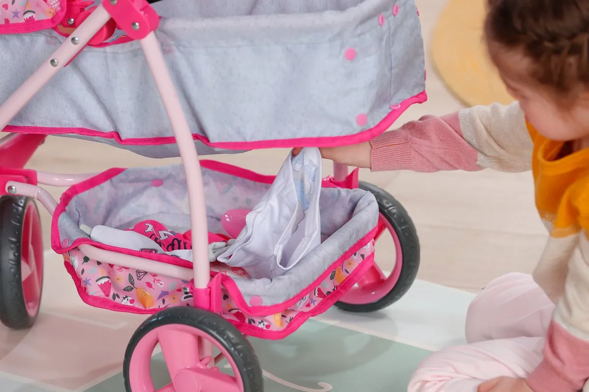 Baby Born Deluxe Poppenwagen 834145 - Multikleur