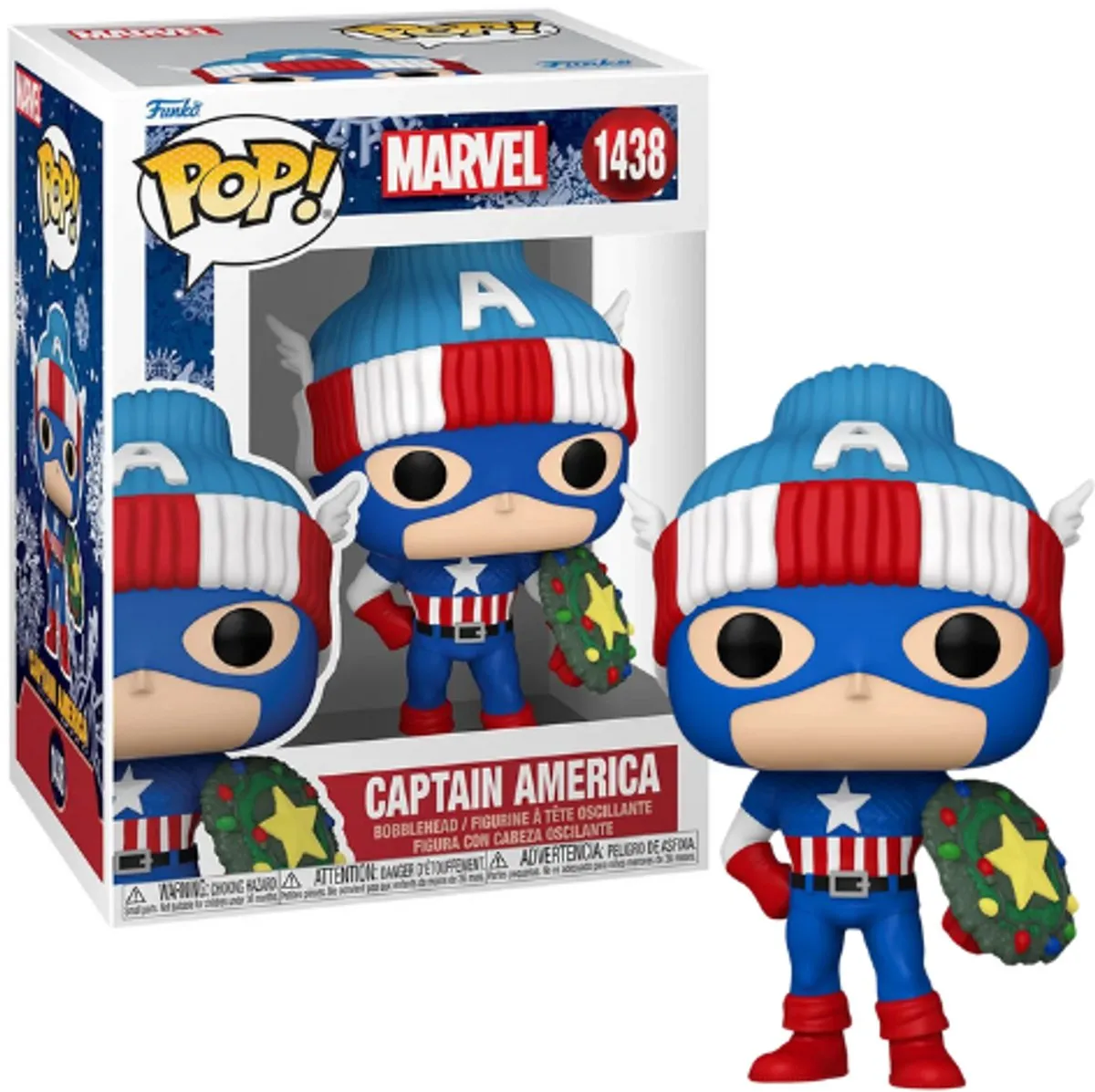 Funko Pop! Marvel Captain America Holiday #1438 - Veelkleurig