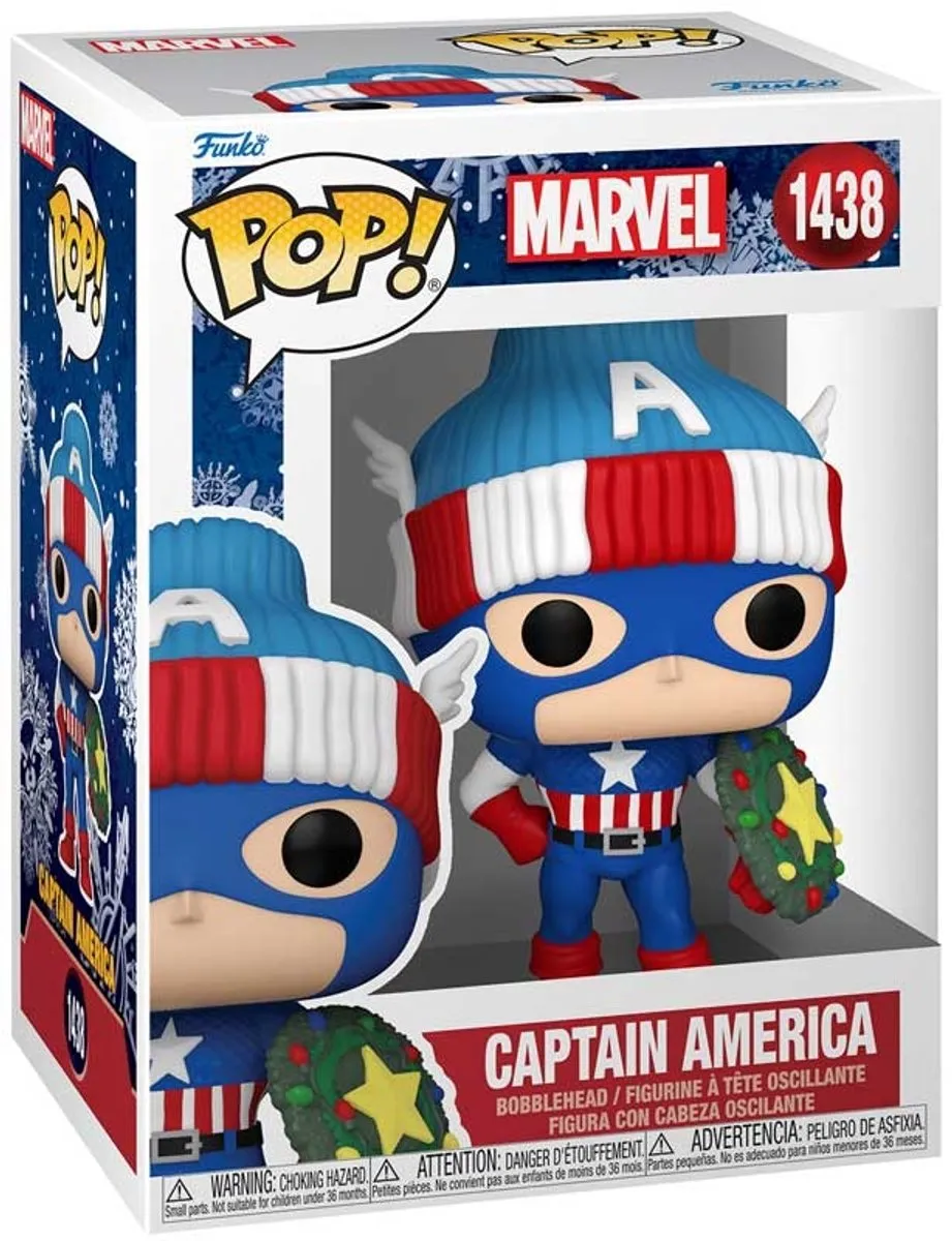 Funko Pop! Marvel Captain America Holiday #1438