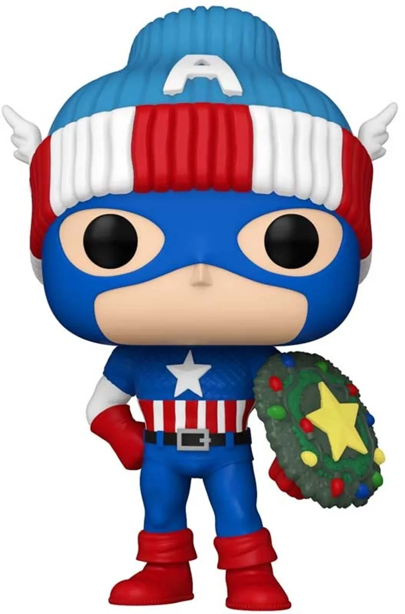 Funko Pop! Marvel Captain America Holiday #1438 - Veelkleurig