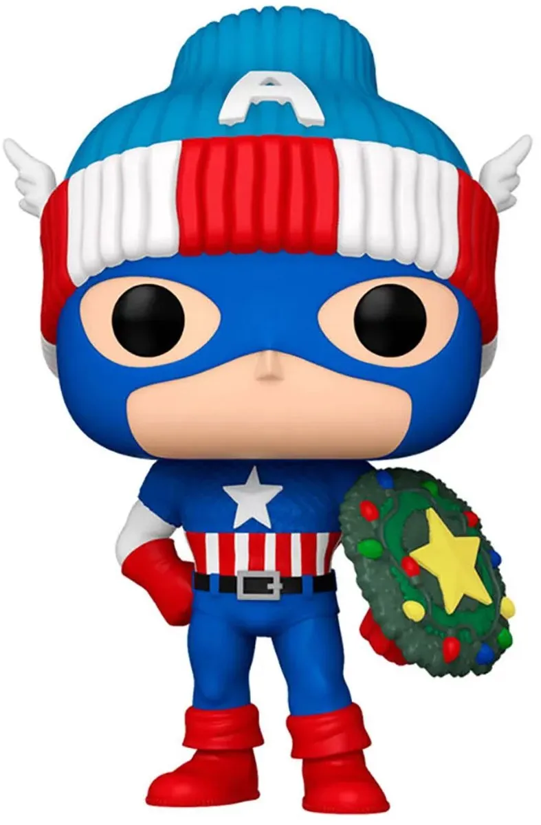 Funko Pop! Marvel Captain America Holiday #1438 - Veelkleurig