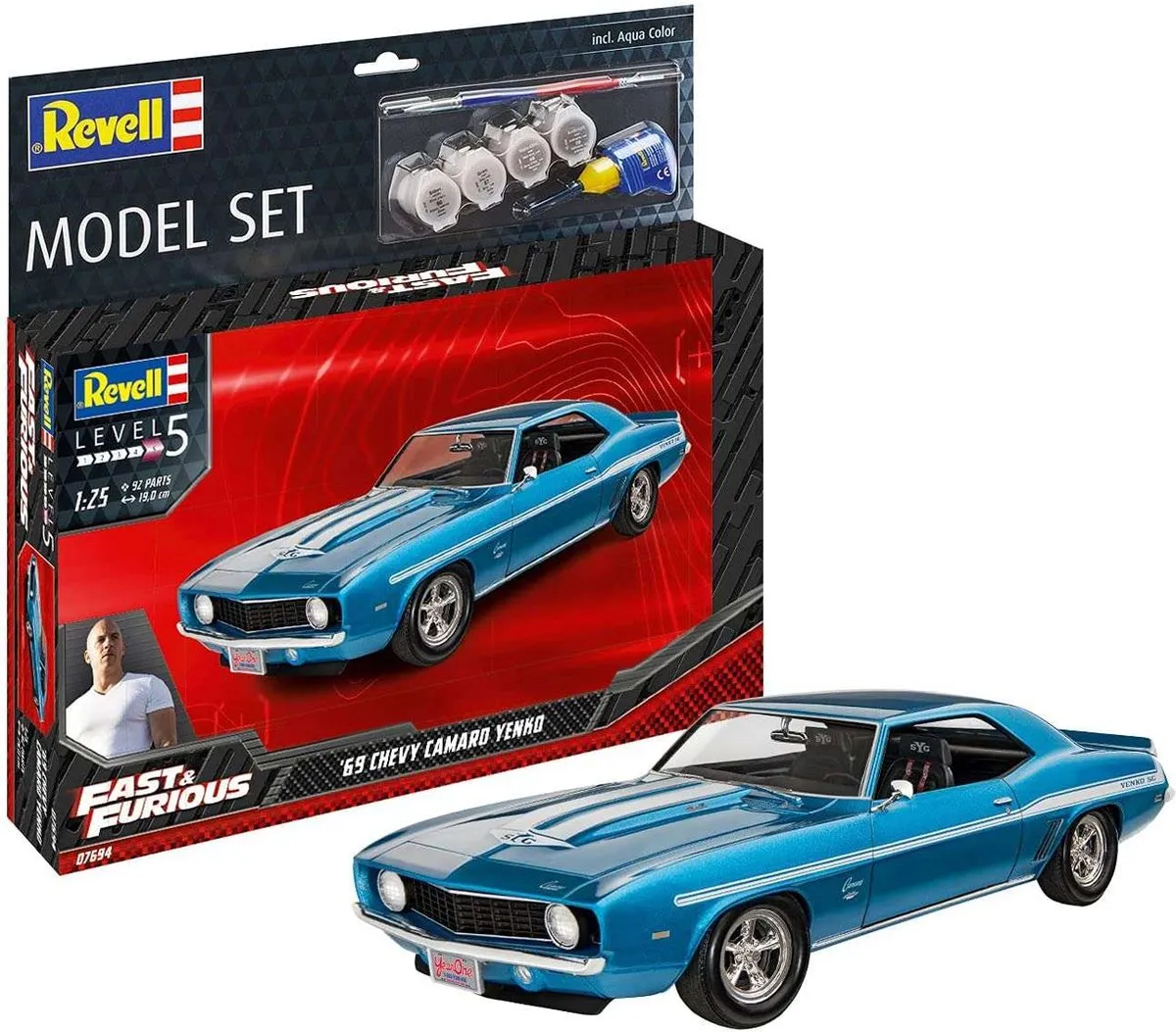 Revell 67694 Yenko Chevy Camaro Modelbouwpakket 1:25 - Multi