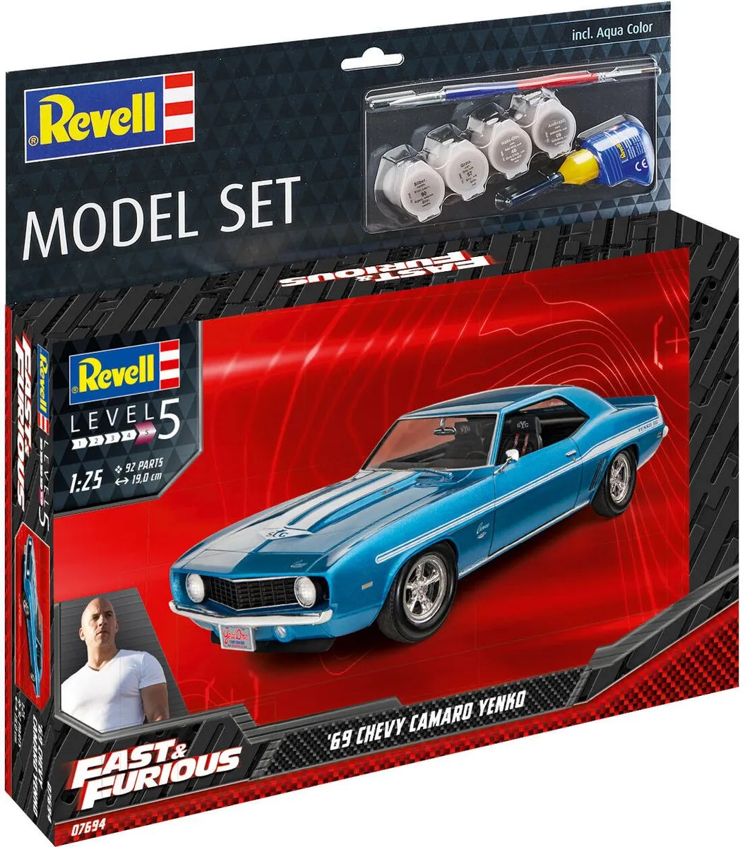 Revell 67694 Yenko Chevy Camaro Modelbouwpakket 1:25