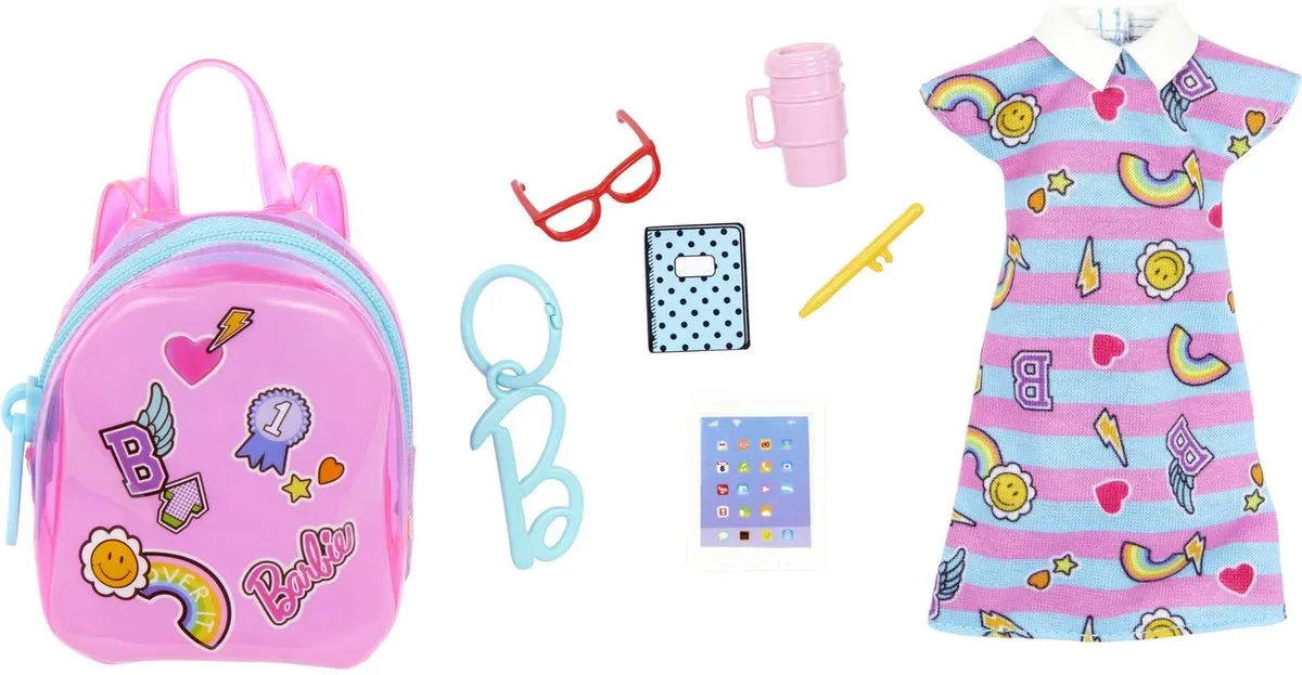 Mattel BRB Fashion Kleding & Tas - Multicolor