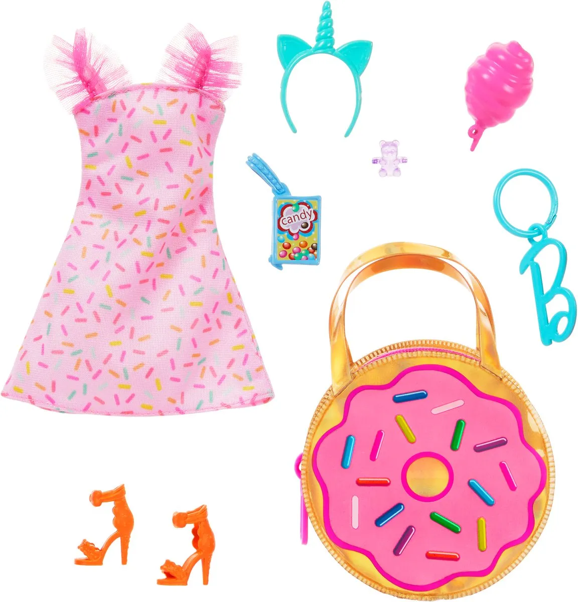 Mattel BRB Fashion Kleding & Tas - Multicolor