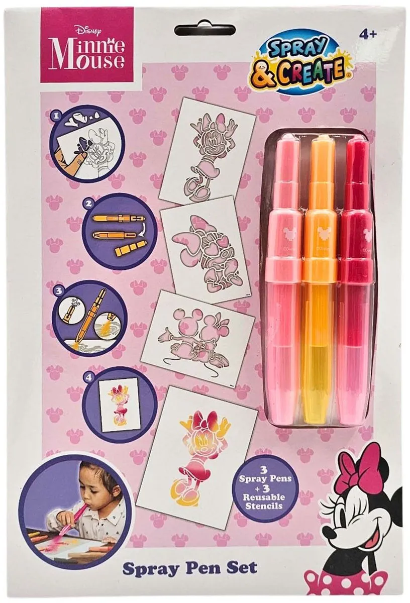 Disney Minnie Mouse Spray Pen Set