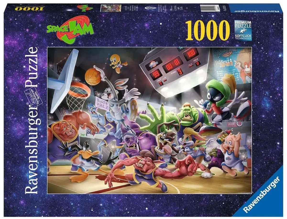 Ravensburger Space Jam Final Dunk Legpuzzel 1000 Stuks
