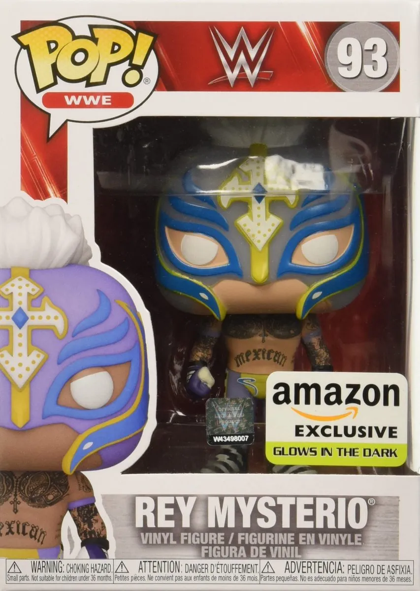 Funko Pop! WWE Rey Mysterio #93 Glow in the Dark