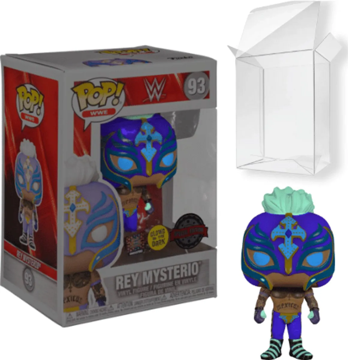 Funko Pop! WWE Rey Mysterio #93 Glow in the Dark