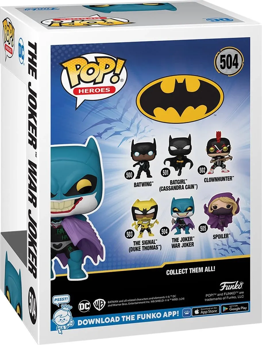 Funko Batman War Zone The Joker War Pop! - 76073 - Multicolor