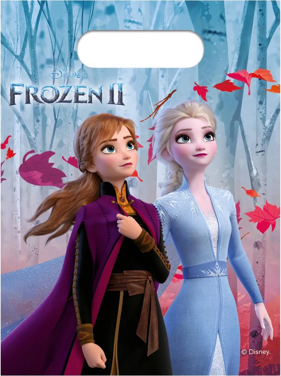 Disney Frozen 2 Feestzakjes - 6 Stuks - Multicolor