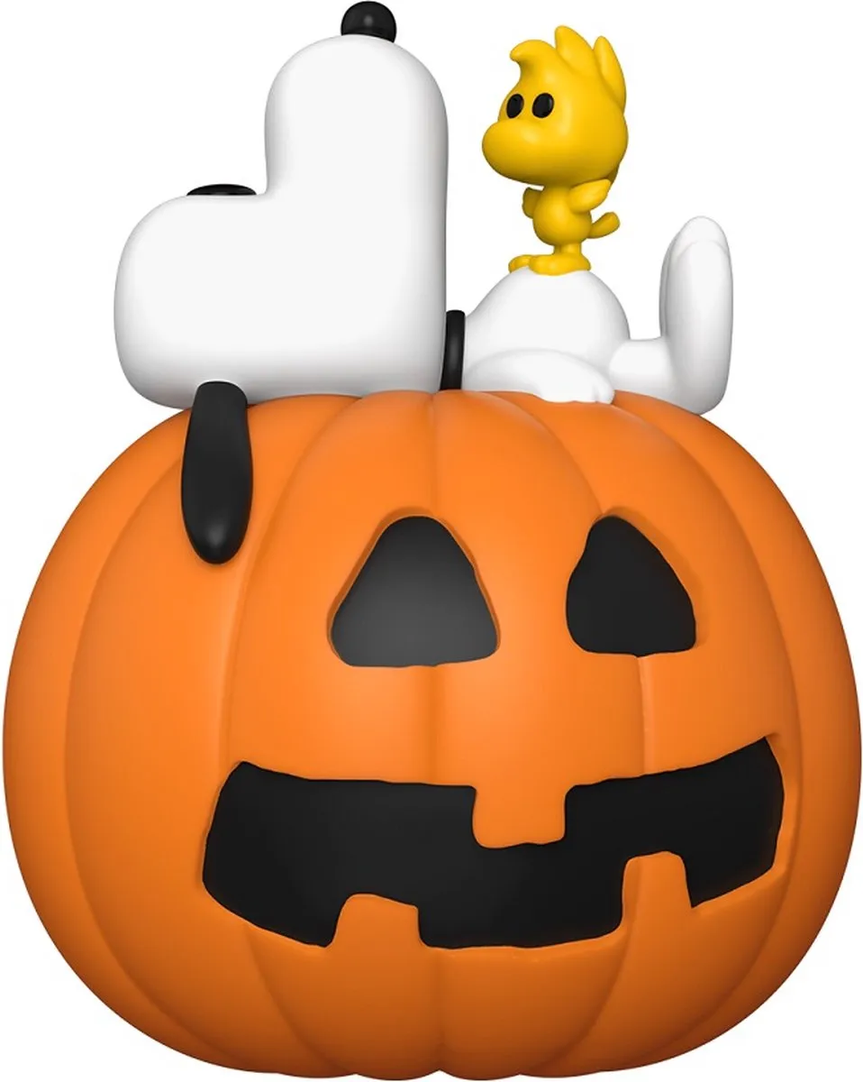 Funko Pop! Animation Snoopy & Woodstock op Pompoen #1589 Deluxe