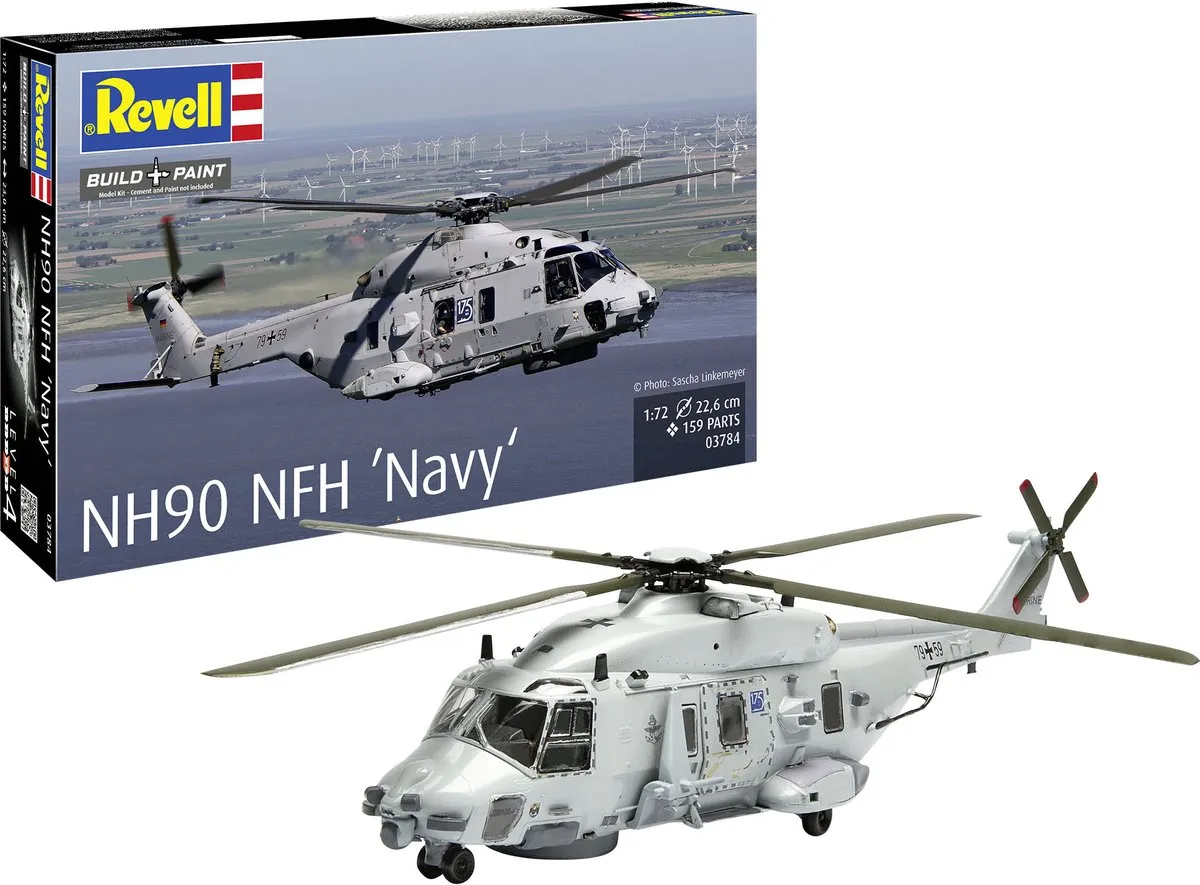 Revell NH90 NFH Navy Modelbouwpakket 1:72