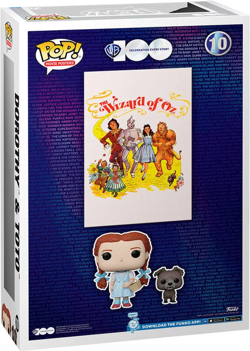 Funko Pop! Movie Posters The Wizard of Oz Dorothy & Toto - Multicolor