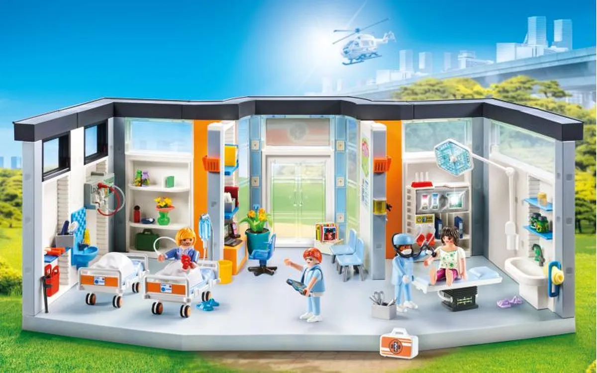 Playmobil City Life Ingerichte Ziekenhuisvleugel 70191 - Multicolor