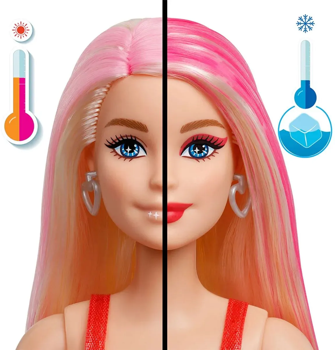 Barbie Uitpakparty Chic Feestje Pop JFY68 - Rood