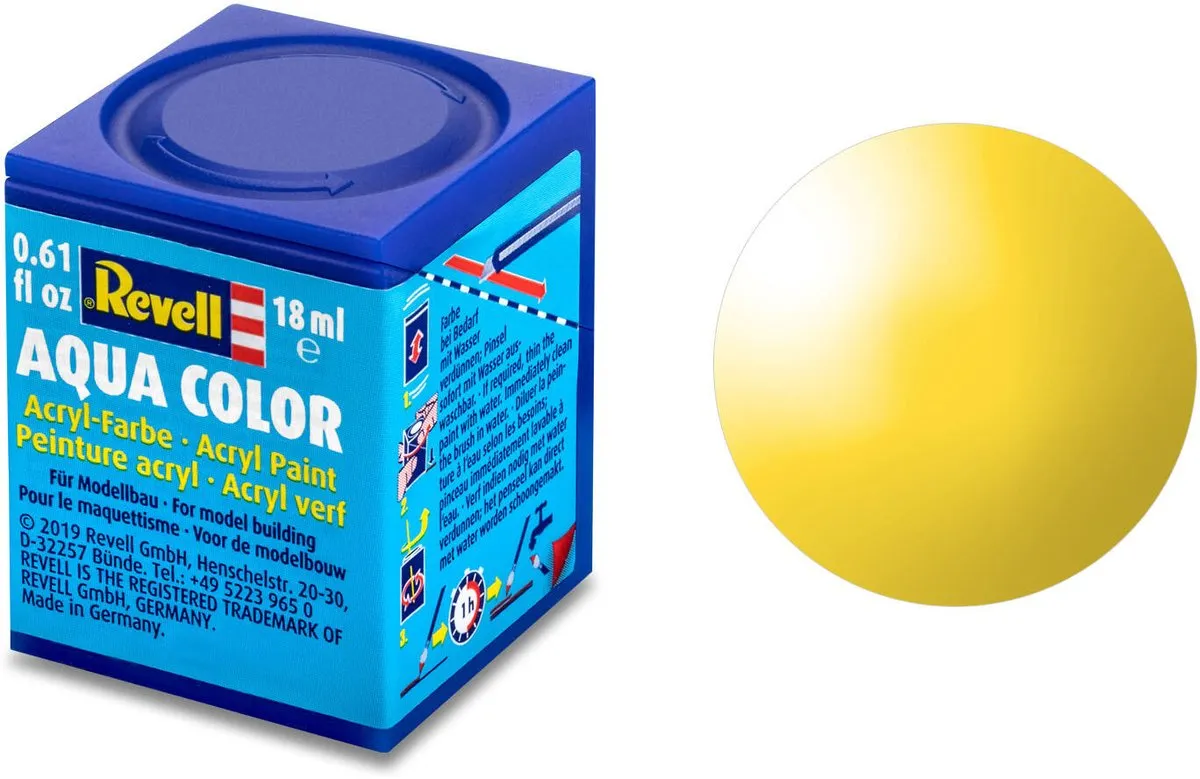Revell Hobbyverf Acryl Geel Gloss 18ml