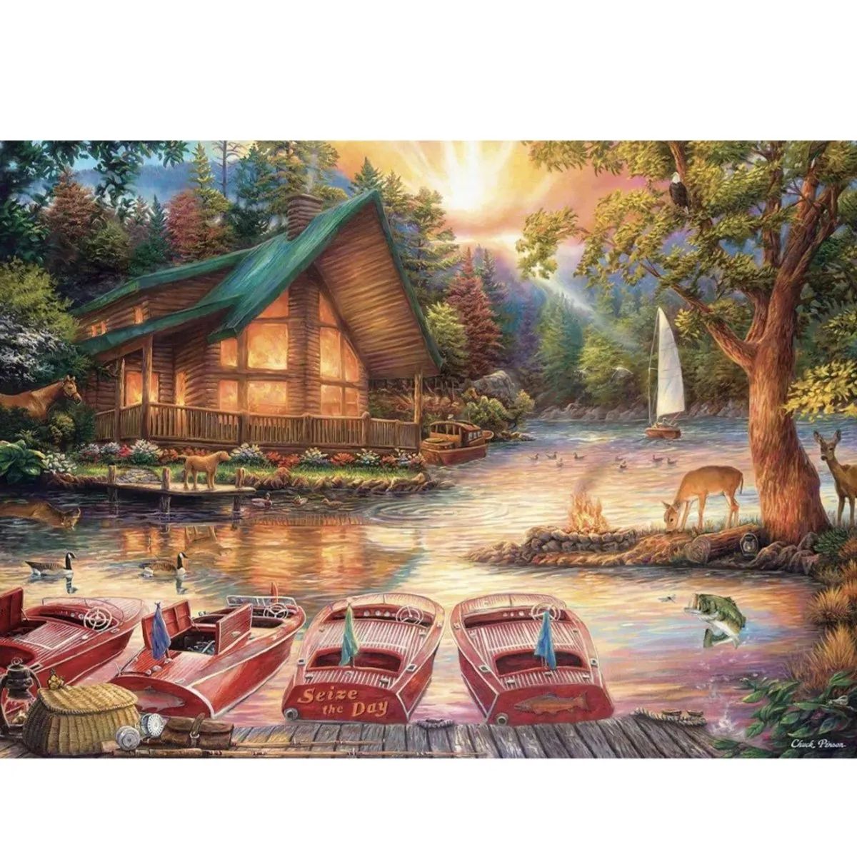 Goliath Chuck Pinson Seize the Day Legpuzzel 1000 Stuks