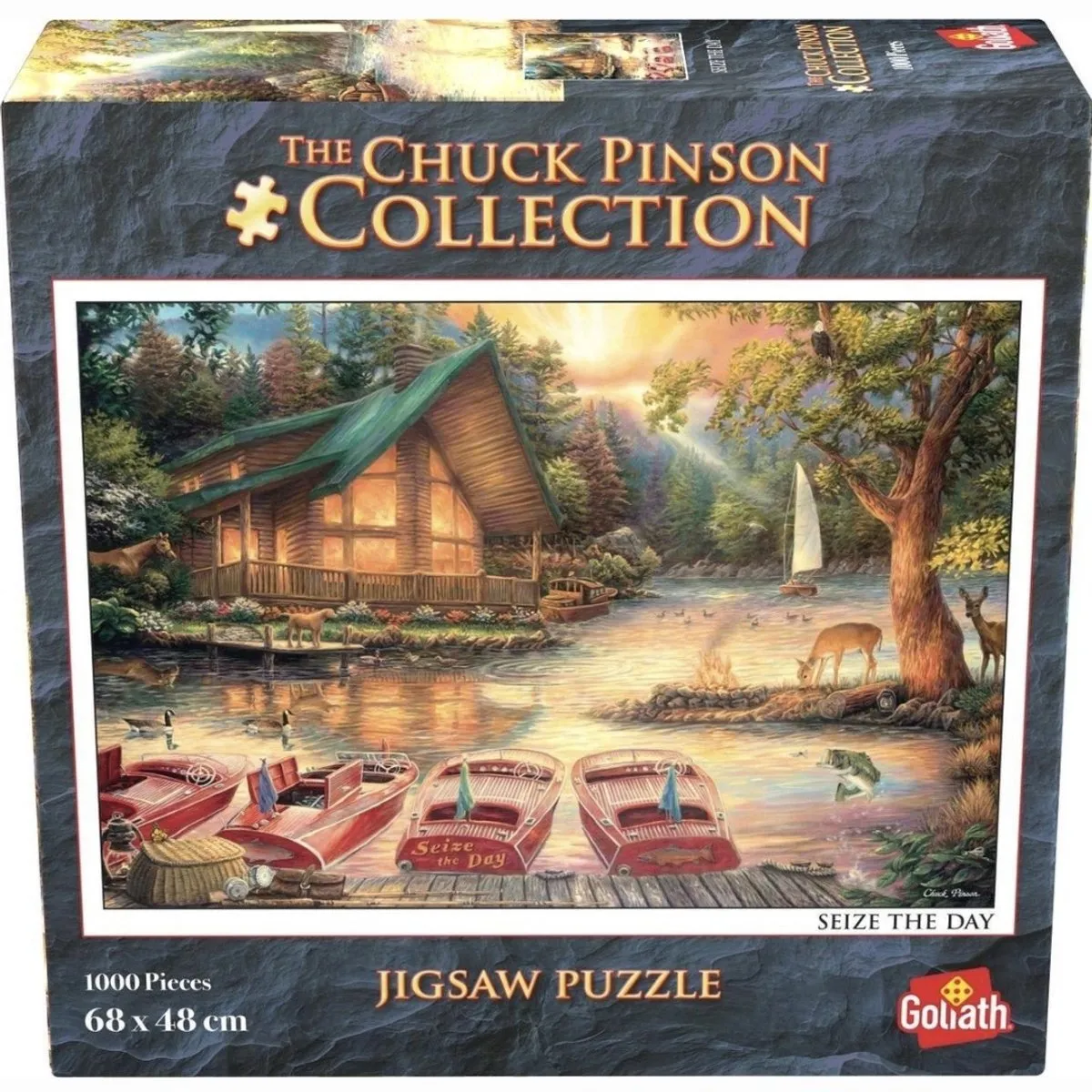 Goliath Chuck Pinson Seize the Day Legpuzzel 1000 Stuks - Multi